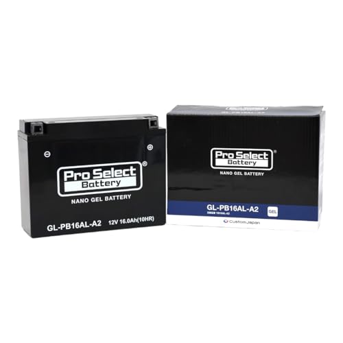 ProSelect(プロセレクト) バイク GL-PB16AL-A2 ナノ・ジェルバッテリー(YB16AL-A2 互換)(ジェルタイプ 液入充電済) PSB137 密閉型MFバッテリー