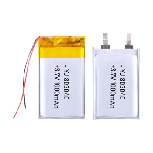 Batería 803040 1000 mAh 3.7V recargable LiPo para MP4 y GPS portátil