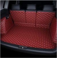 Tapis de coffre en cuir Toyota Yaris finition intégrale haut de gamme DABAUR D-Red