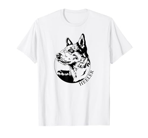 Proud Blue Heeler Portrait Cattle Dog Working Herding Dogs T-Shirt