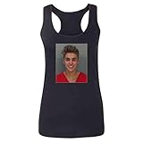 Jail is Not A Cool Place to Be Celebrity Mugshot Black M Fashion Tank Top Tee for Women