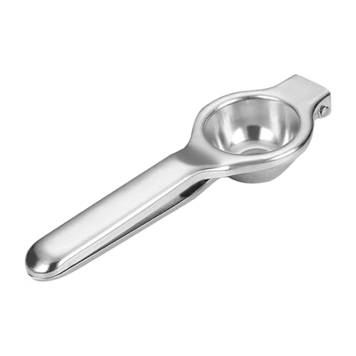 Manual Lemon Squeezer, Heavy Duty Metal Citrus Press Juicer, Premium Lemon Orange Lime Hand Juicer, Engineered Hand Squeezer Easy to Use and Clean, Anti Corrosive and Dishwasher Safe