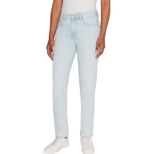 Jeans droits HW femme Pepe Jeans coupe ajustée finitions premium