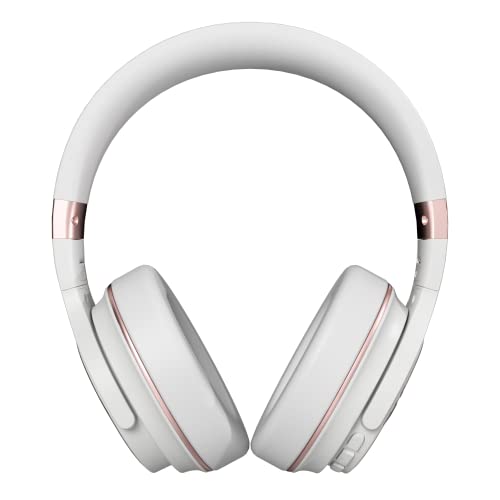 Raycon Everyday Wireless Bluetooth Over Ear Headphones, With Active Noise Cancelling, Awareness Mode And Built In Microphone, Ipx 4 Water Resistance, 38 Hours Of Battery Life (Rose Gold) #TOP2