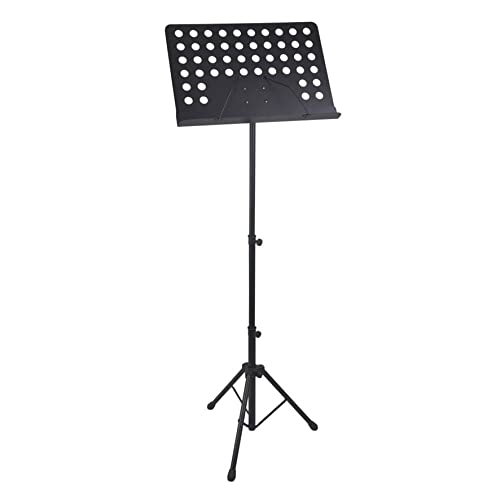  Proel RSM700 - Leggio Musicale forato con altezza regolabile + Borsa trasporto, Nero Opaco