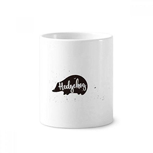Enclos céramique hérisson blanc pour décoration de salle de bain