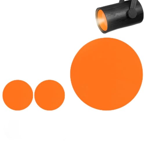 UKCOCO 10 pièces Filtres Gel de Correction Couleur: pour Lampes Spot, Effets D'ambiance Coucher de...