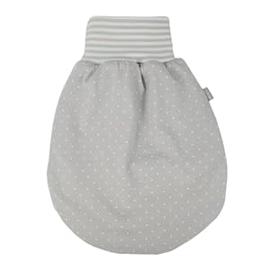 Lilakind”Baby kinderen zomer winter slaapzak trappelzak zonder ritssluiting Jersey punten paars maat S-XXL – Made in Germany