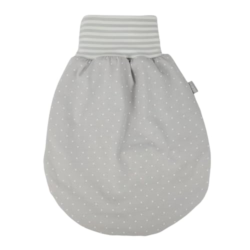 Lilakind"Baby kinderen zomer winter slaapzak trappelzak zonder ritssluiting Jersey punten paars maat S-XXL - Made in Germany