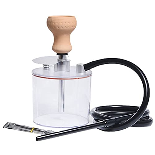 GPWDSN Shisha Komplettset Wasserpfeife Rauchtopf Combo Kit,mit Schlauch Leicht zu reinigen Robust Premium,Travel Home… – Bild 6
