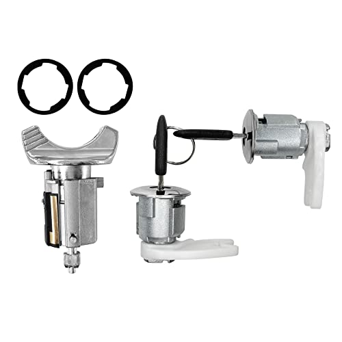 image for ATRACYPART Door Lock Cylinders Set & Ignition Switch with Keys | Repla