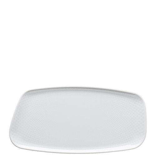 Rosenthal Junto, piatto da portata in porcellana, 30 x 15 cm, colore: bianco