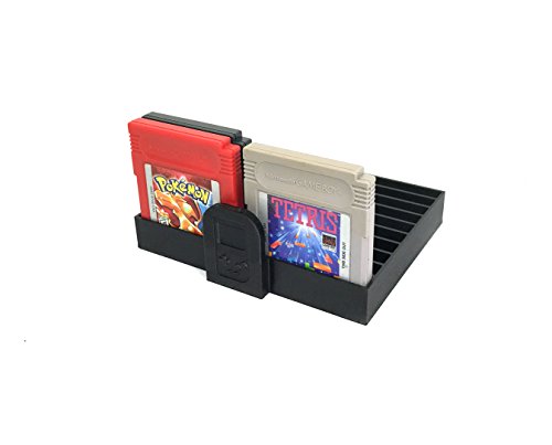 Collector Craft Black Game Organizer Compatible with Nintendo Game Boy Cartridge, Dust Cover