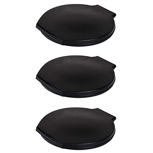 Reliance Luggable Loo Portable Camping Toilet Seat Cover, Black (3 Pack)