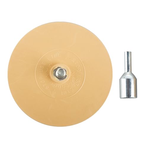 2 Stück Folienradierer, Folienradierer Akkuschrauber, Radierscheibe Gummiradierer Aufkleber Radierer Schlagschrauber Gummi Aufkleber Entferner von Folien und Aufklebern für Oder Auto (100mm + 88mm)