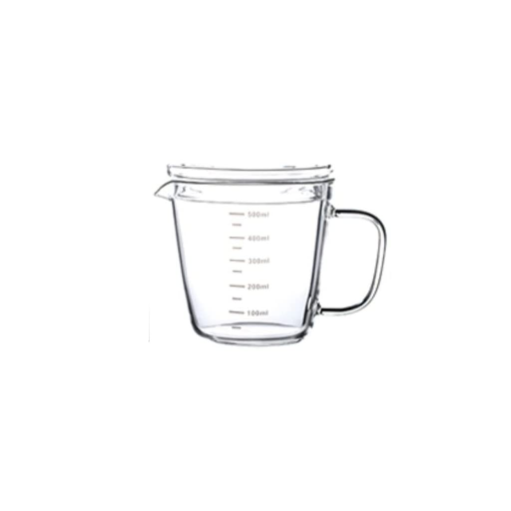 Tasse à mesurer en verre graduée avec poignée récipient cuisine 500ml