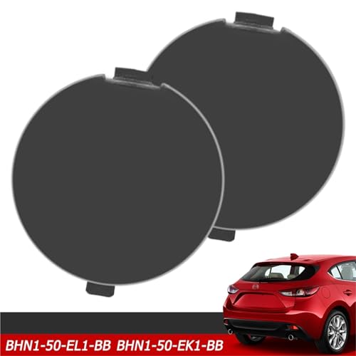 Tapa de gancho de remolque parachoques trasero Mazda 3 Axela BN BM 2014 2015 2016 2017 2018 6