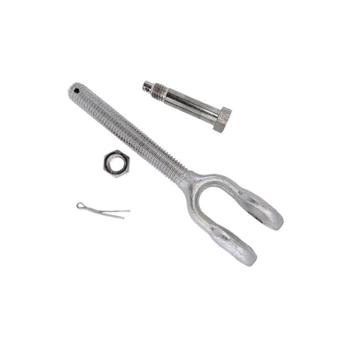 1 Pieza Tensor Quijada de Acero Inoxidable T316 5/16", Rosca Derecha, Capacidad de Carga 800 lb para Aparejo Marítimo, Barandilla de Cable y Cuerda de Alambre miniatura 7