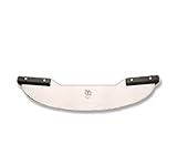 American Metalcraft PKR20 Stainless Steel Rocker Pizza Knife with Black Handles, 20-Inch Blade