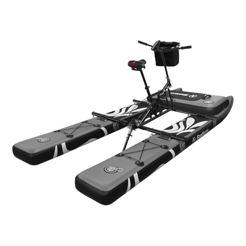 Spatium Water Bike 3.0 Inflatable Lake Pontoon with Mat