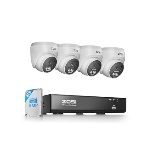 ZOSI C220 4K 8MP PoE NVR Kit - 8CH Expandable