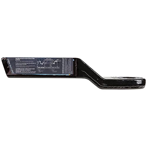 Trailer Hitch Ball Mount, 16,000 Lbs. Capacity, Heavy Duty, Fits 2 In. Receiver, 2 In. Drop, Black #TOP2