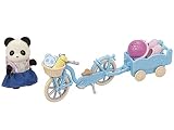 Calico Critters Pookie Panda Girl's Cycle & Skate Set, Dollhouse Playset with Figure and Accessories