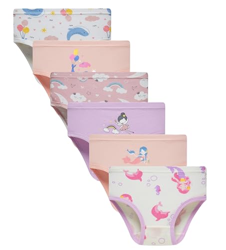 Image of Sladatona Little Girls'Soft Cotton Underwear Comfort Panties Toddler Briefs