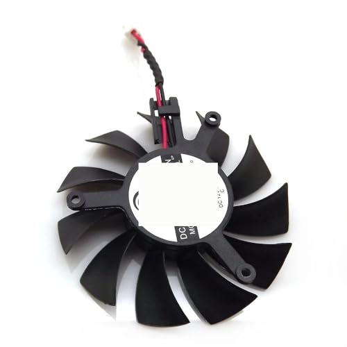 ZHXOZYF PLD06010S12L 55mm 12V 0.20A 3Pin VGA Fan For MSI N440GT for Blizzard V5 Graphics Card Cooling(PLD06010S12L-2Pin)