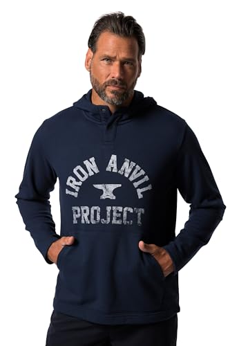 Sweat-shirt à capuche homme JP 1880 aux finitions haut de gamme et molleton lourd