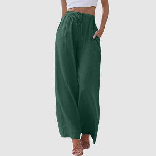 Pantalon fluide large taille elastique grande taille - 2