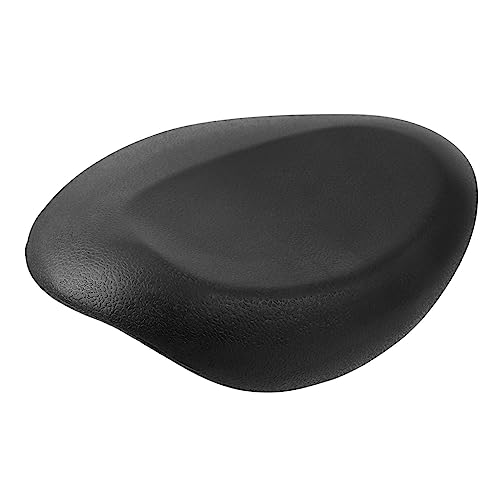 WRITWAA Reposacabezas De Bañera Suave Cuña Almohada De Bañera para Baño Impermeable Reposacabezas De Baño Curvo Almohadas De Baño SPA Absorbente Ducha Black PU