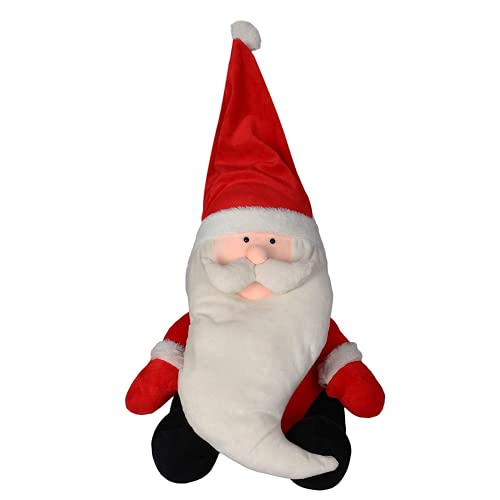 Image of HUG 'n' FEEL SOFT TOYS Santa Claus Soft Toys, Baby Toys, Kids Toy, Soft Toy, Toy for Girl, Birthday Gift for Girl, Christmas Decorations for Home, Toy Gift for Girls, Toys Gift Items, (35cm, Red)