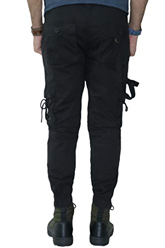 Image of Urban Legends Men's Regular Fit Cargo Pants (Black)