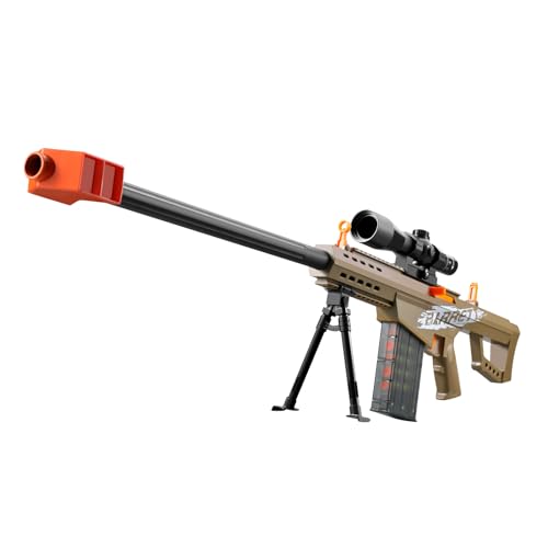 Bsyzyani HD Soft Bullet Toy Gun Dart Foam Pellet Blasters Shell Ejecting Shotgun Cool Stuff Gifts For Boy Age 8+ 9 10 11 12 Year Old Kid Shooting Game With Scope Sniper Rifle thumb #6