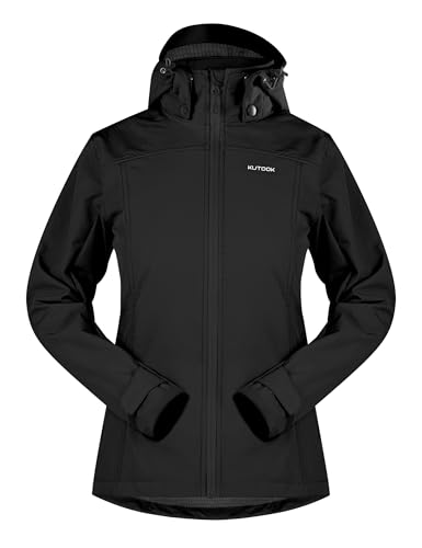 KUTOOK Giacca Softshell Donna Giacca Trekking...