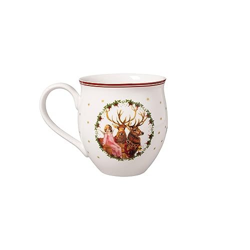 Villeroy & Boch - Toy's Delight Becher mit Henkel Santa und Engel 390 ml Bunt Mikrowellensicher, Weihnachtsgeschirr, Kaffeetasse… – Ansicht 2