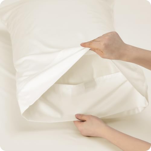 Image of Bedsure PureWoven 100% Rayon Derived from Bamboo, Twin Bed Sheets, 3 Pieces