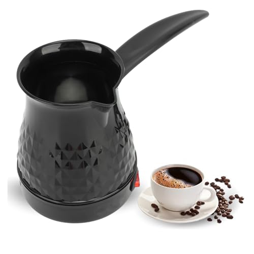 ZJchao Electric Coffee Pot, Stainless Steel Percolator Coffee Pot Anti Scald Even Heating with Removable Handle 600ml/20.28fl oz