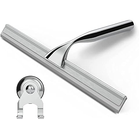 stracks® Edelstahl Duschabzieher - Kein Bohren! Duschwischer Cover