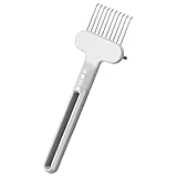 Ahuuen Limpiador de Cepillos para el Pelo - Herramienta De Limpieza 2 En 1 Para Recoge Pelos De Peines Y Cepillos | Accesorios Antideslizantes para Estilismo Uso Diario en Casa Viaje Baño Salón