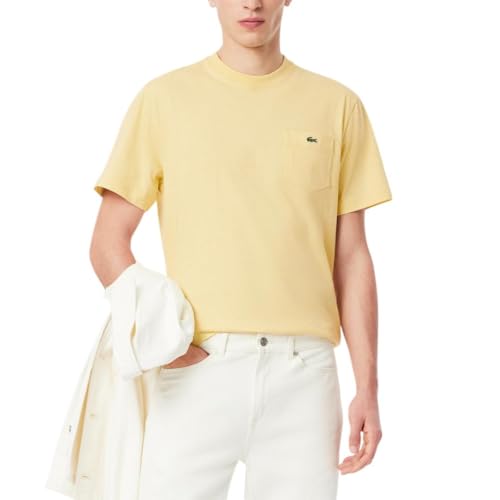 Lacoste Men's Cotton T-Shirt with Breast Pocket