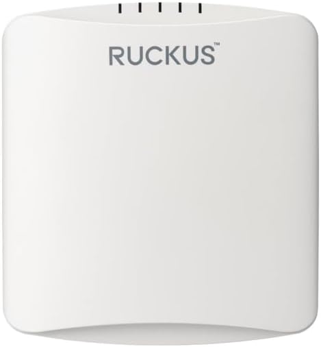 Ruckus R550 (901-R550-NC00) Wi-Fi 6 802.11ax Dual-Band Indoor Access Point, 2x2:2 MIMO, Gigabit Ethernet, 3 Ports, PoE, Ceiling/Wall Mount, Cloud Care Pre-Configured Bundle Eligible