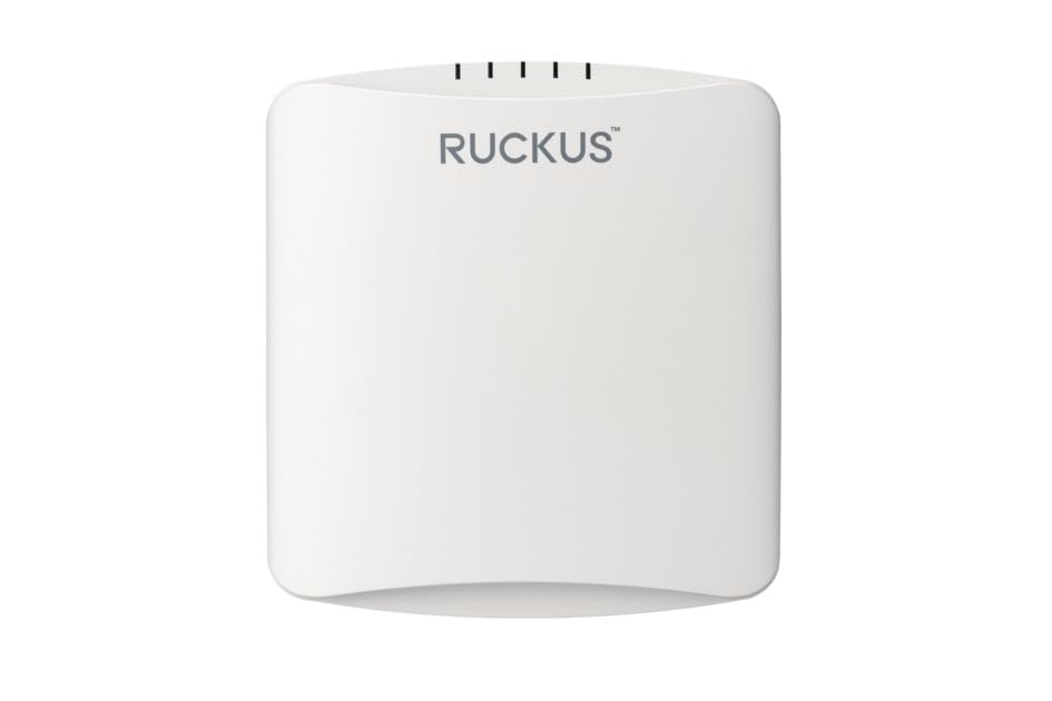 Image of Ruckus R550 Wi-Fi 6 Indoor Access Point, Dual-Band 2x2:2 MU-MIMO, Up to 1Gbps, 2x1GbE & USB, WPA3, 802.11ax /ac /n, PoE, Model 9U1-R550-US00, Cloud Care Pre-Configured Bundle Eligible