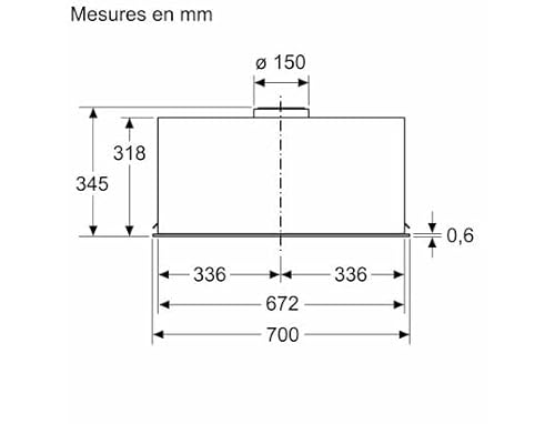 Neff Groupe filtrant 70cm 595m3h D75NAC1S0B - vue 10