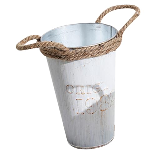 Gogogmee Cubo para Arreglos Vintage Portátil Y Duradero para El Hogar Y La Floristería
