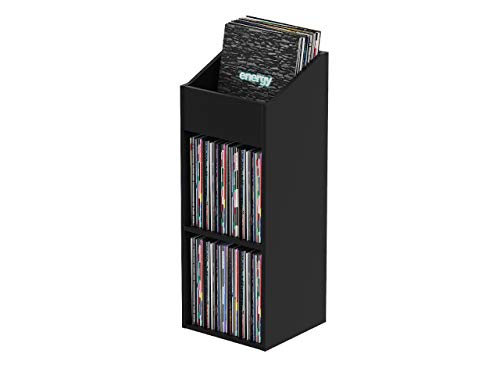 Glorious Record Rack 330 in Black