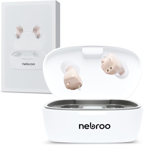 Nebroo PRO 2.0 Hearing Aids | Comfortable Fit | 16 Hour Battery Life | Hearing Amplifier For Seniors...