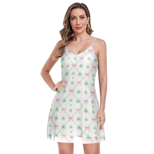 Mini robe Saint-Patrick en maille fine pour vos soirées et pubs festifs