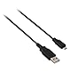V7 Hochgeschwindigkeits-Gerätekabel, Micro-USB 2.0, A-Stecker auf B-Stecker, zum Laden und Synchronisieren für Smartphone, Digitalkameras, MP3-Player, Tablets (V7N2USB2AMCB-03F), 0,9 m, Schwarz